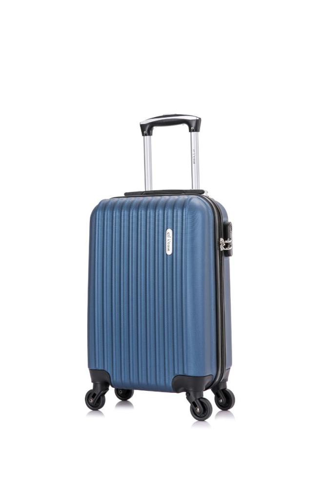 

Чемодан унисекс L'Case Krabi темно-синий, 53х33.5х20.5 см, Krabi XS