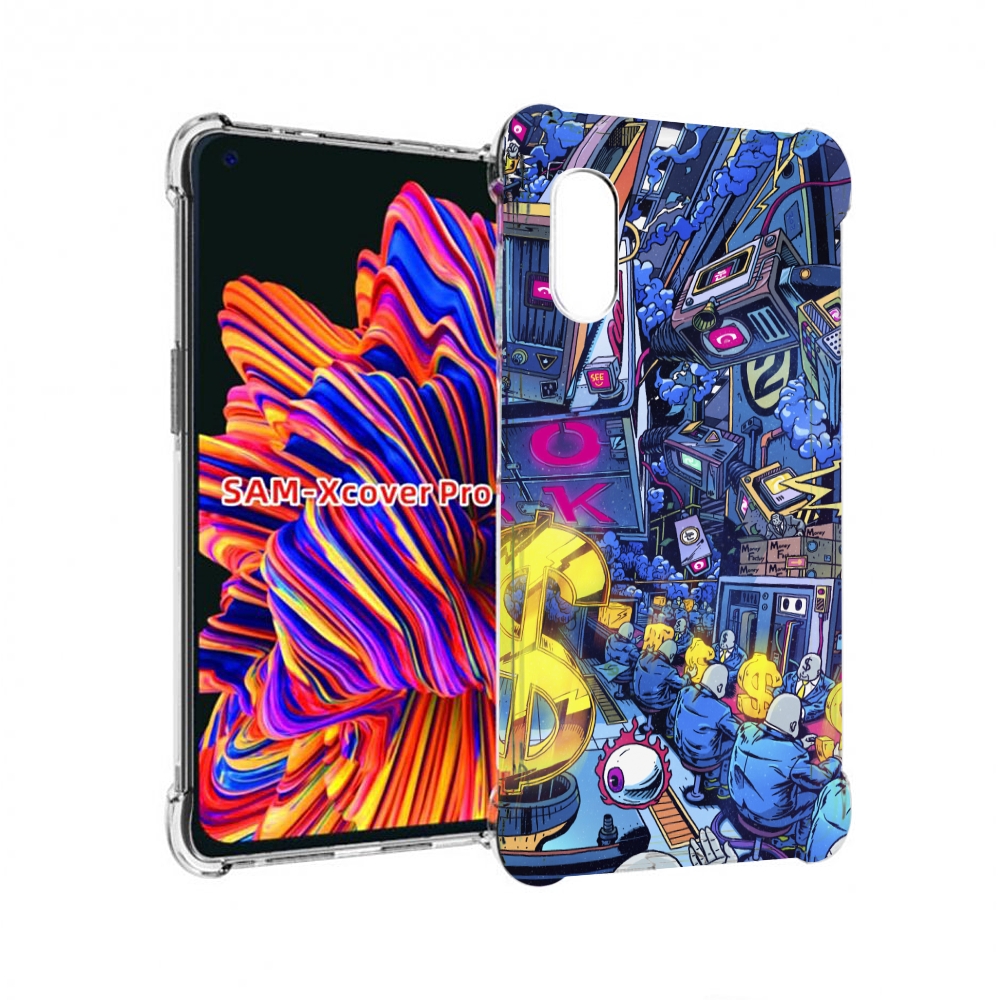 Чехол MyPads футуристичная картинка для Samsung Galaxy Xcover Pro 1