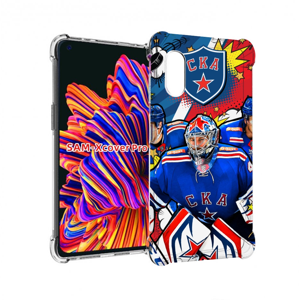 Чехол MyPads хк ска спб мужской для Samsung Galaxy Xcover Pro 1