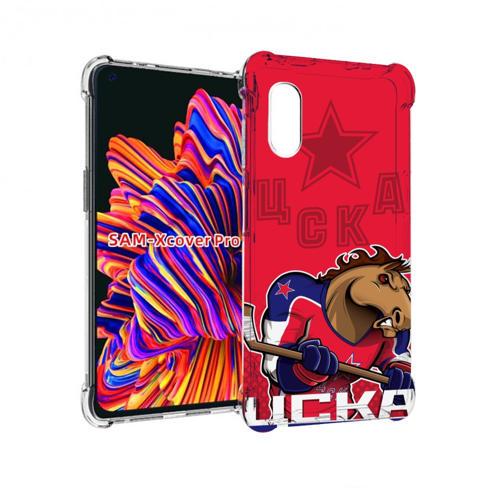

Чехол MyPads хк цска мужской для Samsung Galaxy Xcover Pro 1, Прозрачный, Tocco