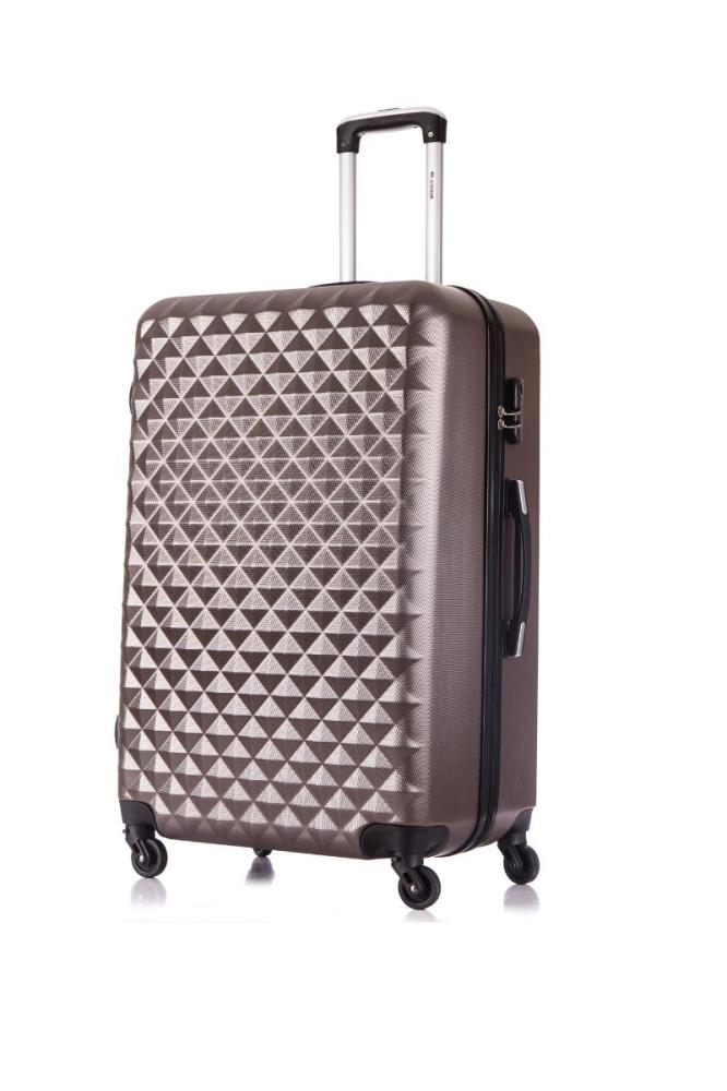 

Чемодан унисекс L'Case Phatthaya кофе, 57х36.5х22 см, Коричневый, Phatthaya S