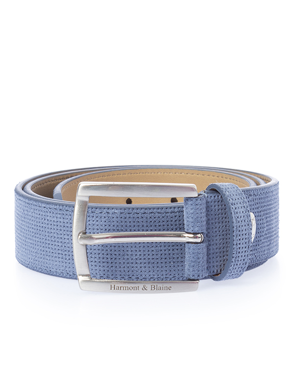 

Ремень мужской harmont & blaine M0D054 синий, 150 см, M0D054