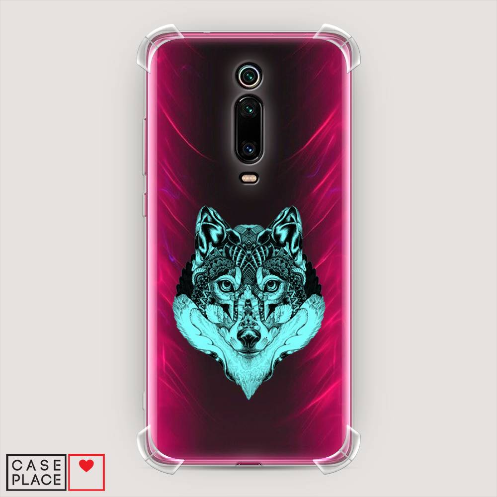 

Чехол Awog на Xiaomi Redmi K20/K20 Pro/Mi 9T/9T Pro "Бирюзовый волк", Разноцветный, 35651-1