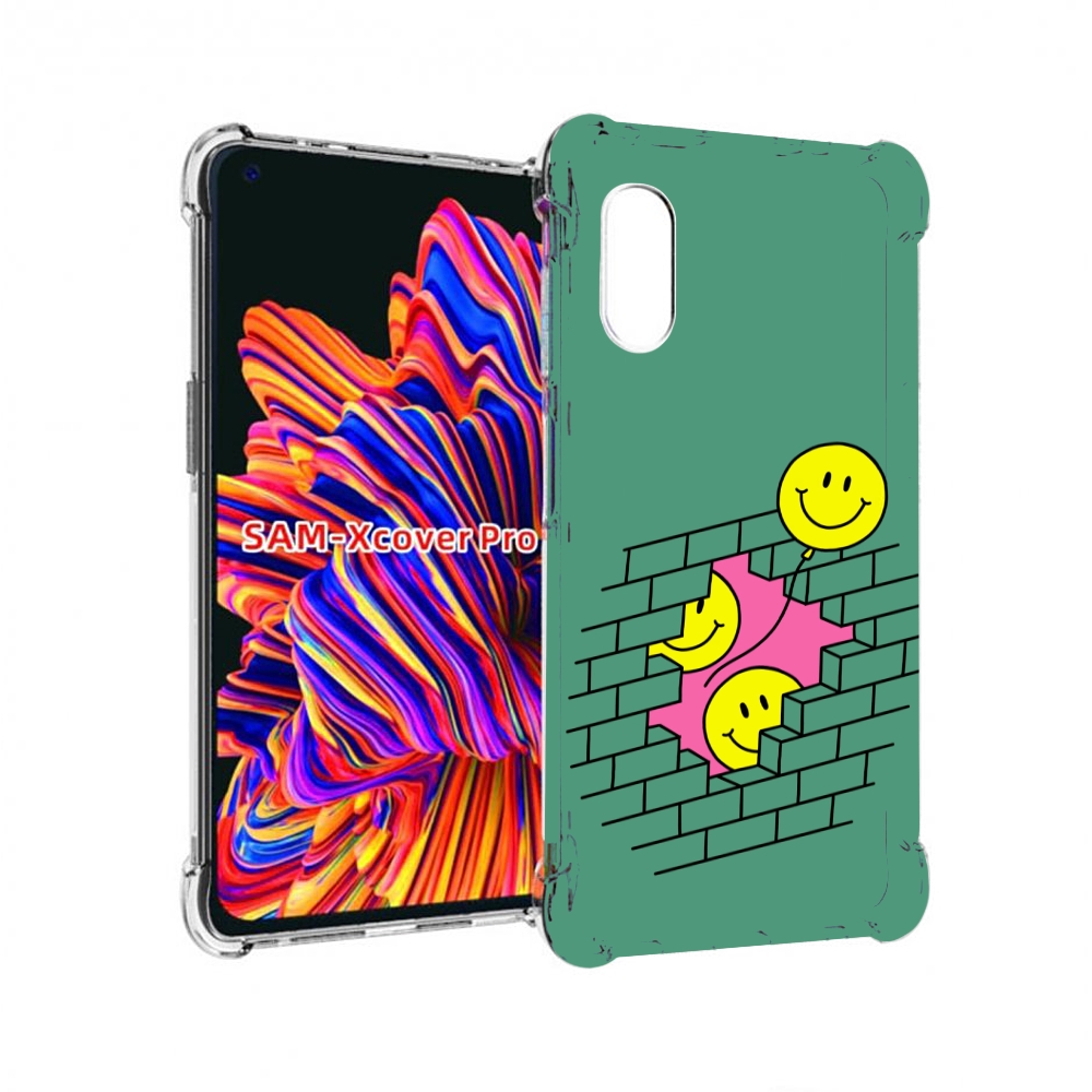 

Чехол MyPads шарики в стене для Samsung Galaxy Xcover Pro 1, Прозрачный, Tocco