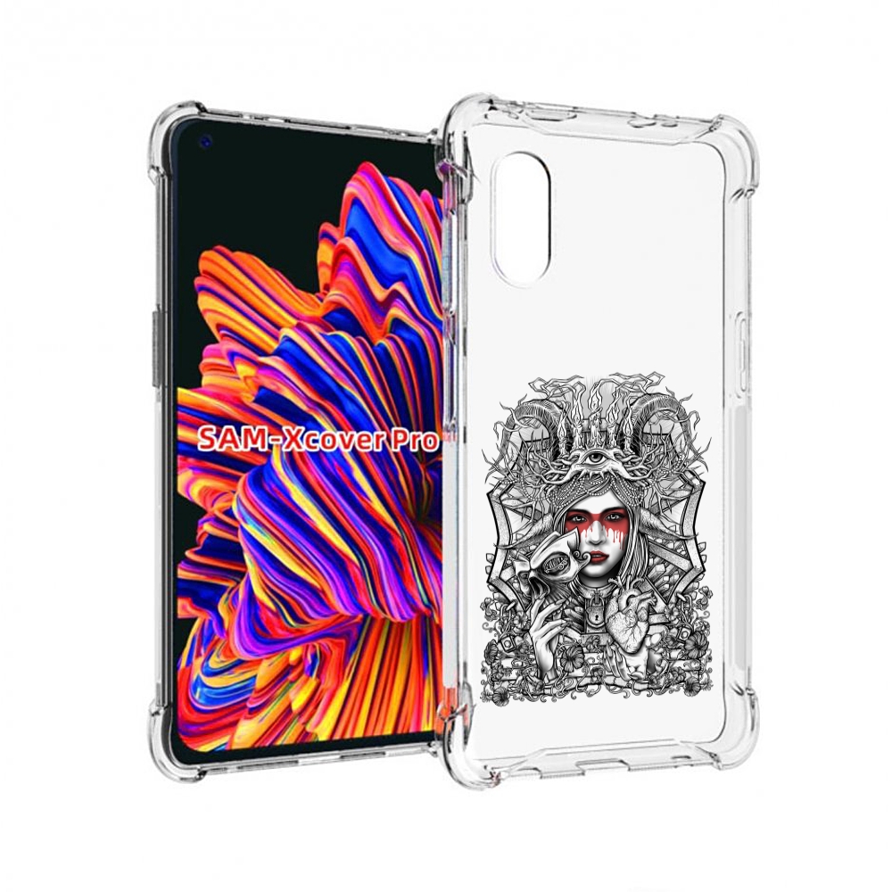 

Чехол MyPads грусная девушка для Samsung Galaxy Xcover Pro 1, Прозрачный, Tocco