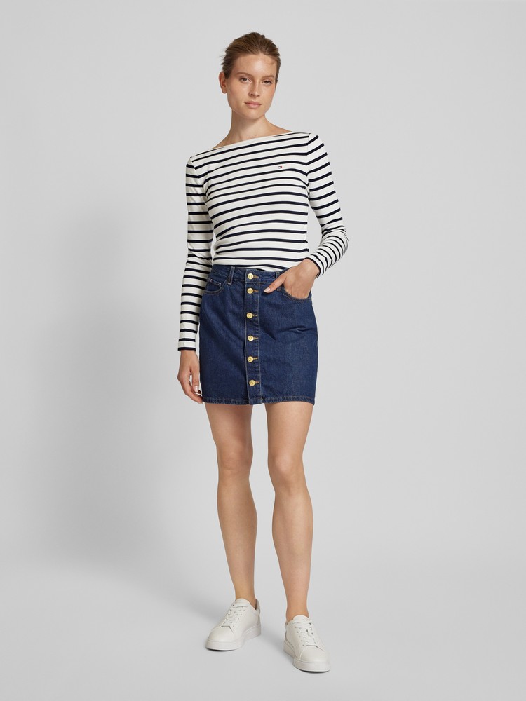 Лонгслив женский Tommy Hilfiger WW0WW45147 белый XS