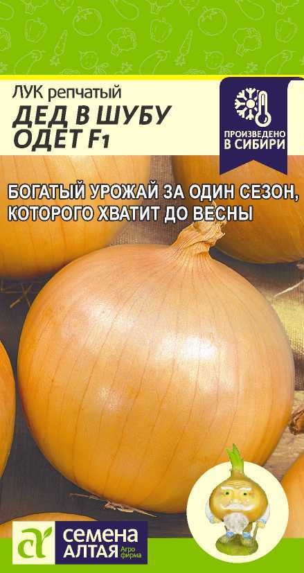 фото Семена семена алтая лук репчатый дед в шубу одет f1, 0,2 г