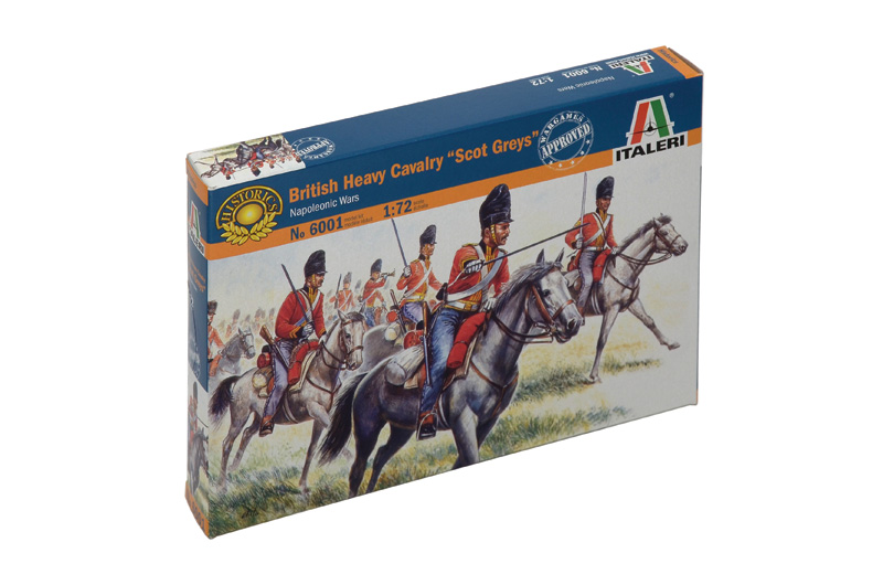 фото Сборная модель italeri 1/72 british heavy cavalry 6001