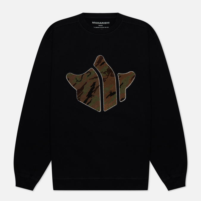 

Мужская толстовка maharishi Maha Temple Crew Neck чёрный, Размер S, Черный, Maha Temple Crew Neck