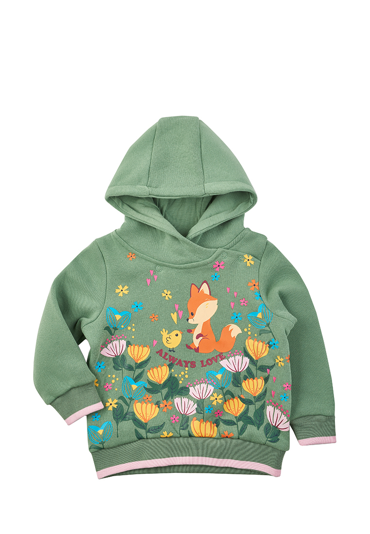 

Худи детское Kari baby AW22B03103301, хаки, 74, AW22B03103301