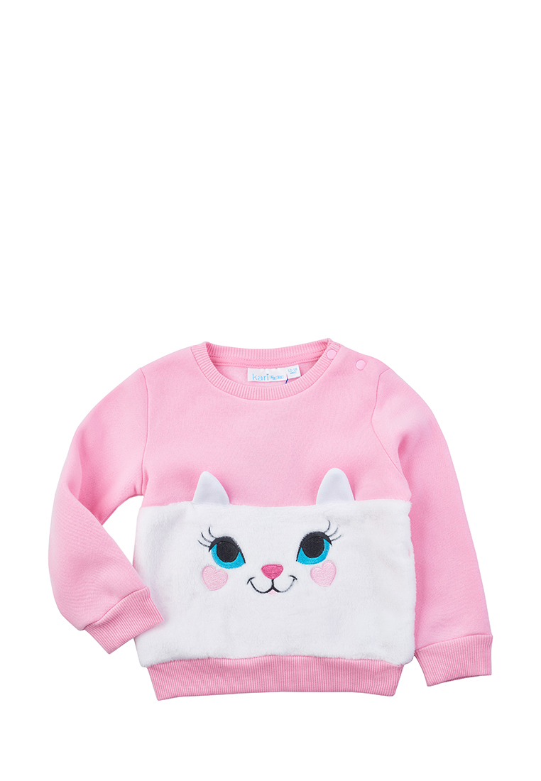 

Свитшот детский Kari baby AW22B07003503, светло-розовый, 86, AW22B07003503