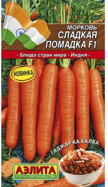 

Семена морковь Аэлита Сладкая помадка F1 1 уп.