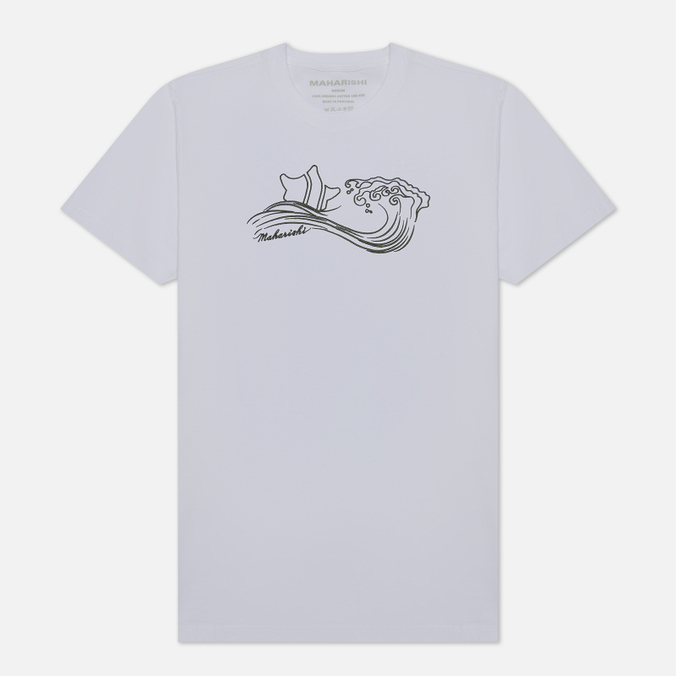 

Мужская футболка maharishi Songkran Embroidered белый, Размер L, Songkran Embroidered