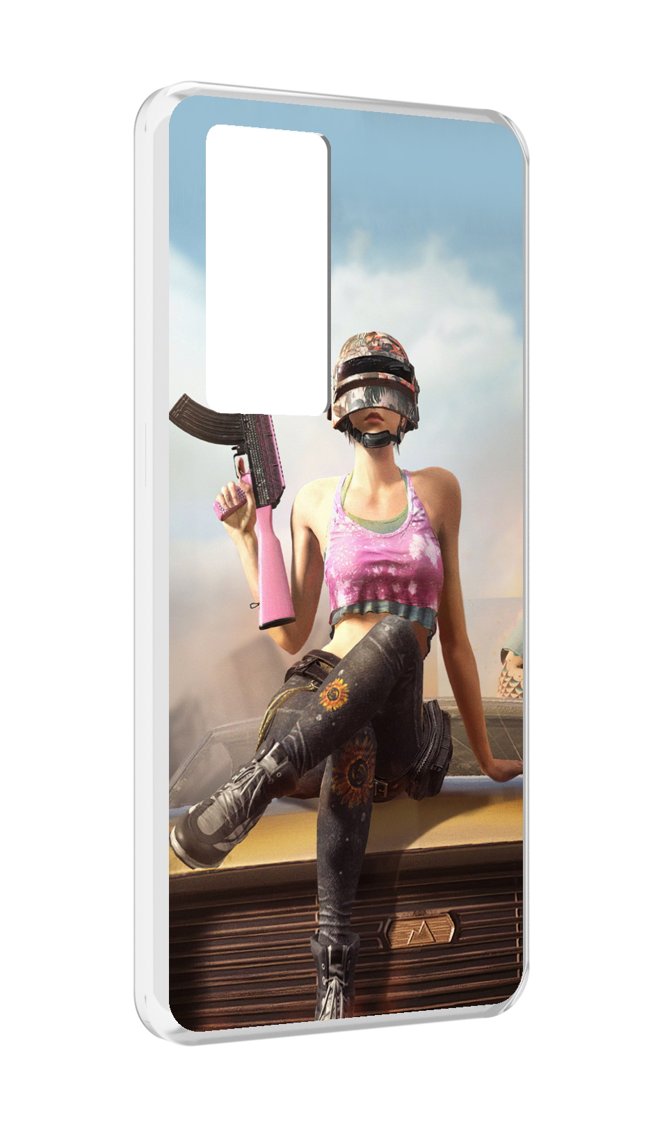 

Чехол MyPads девушка из PUBG для Realme GT Master Explorer Edition, Прозрачный, Tocco
