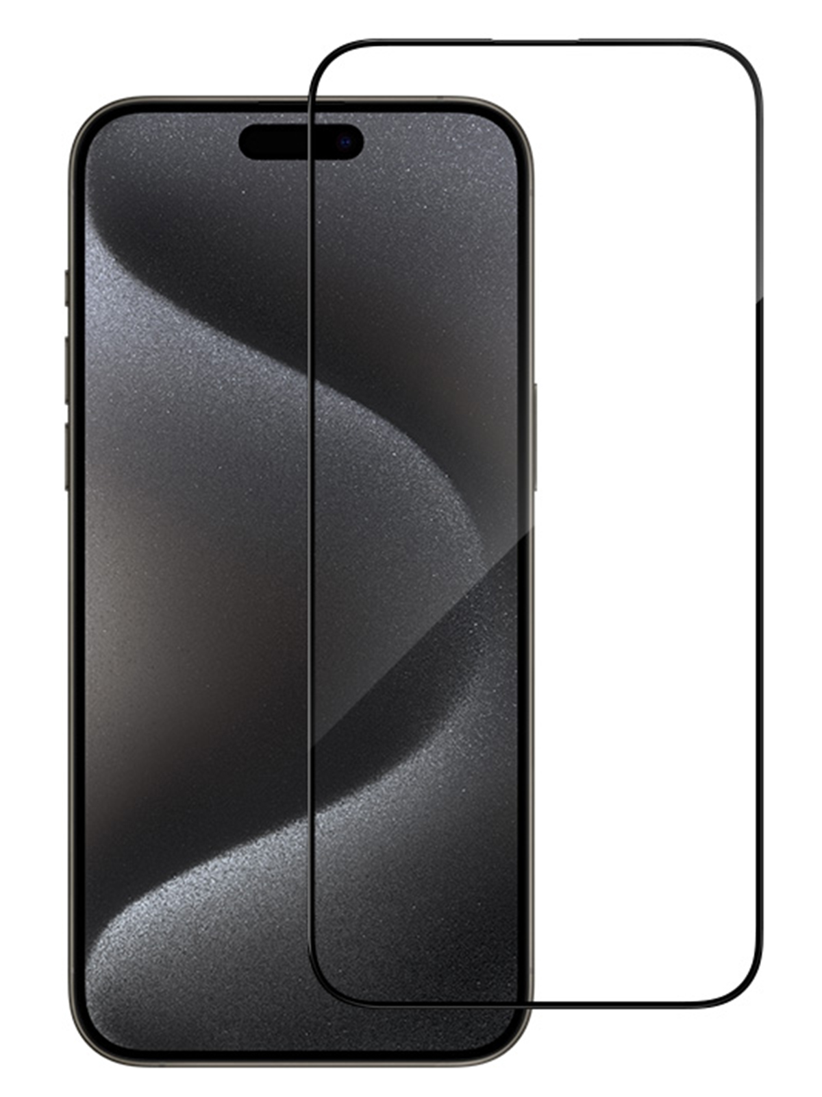 

Защитное стекло BlueO для iPhone 15 Pro Anti-Static Black