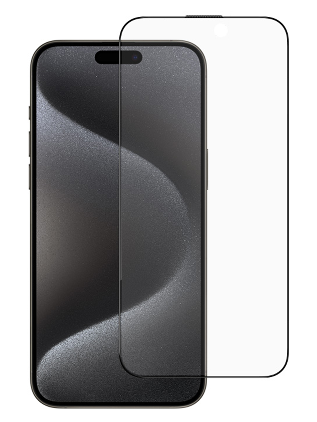 

Защитное стекло BlueO для iPhone 15 Pro матовое Anti-Static Black