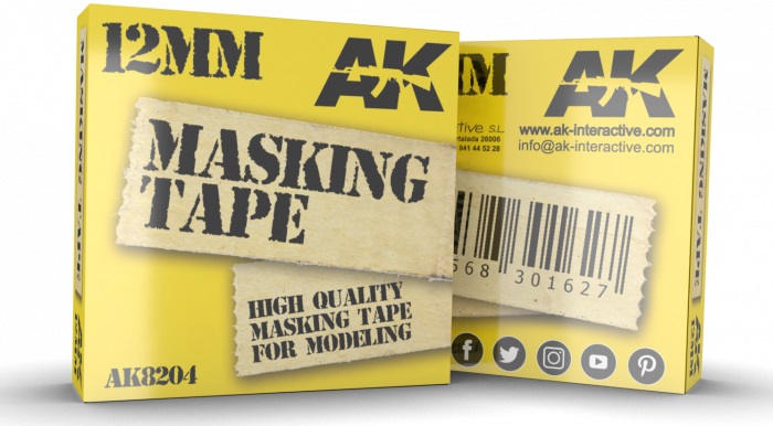 

Маскирующая лента AK Interactive MASKING TAPE: 12мм