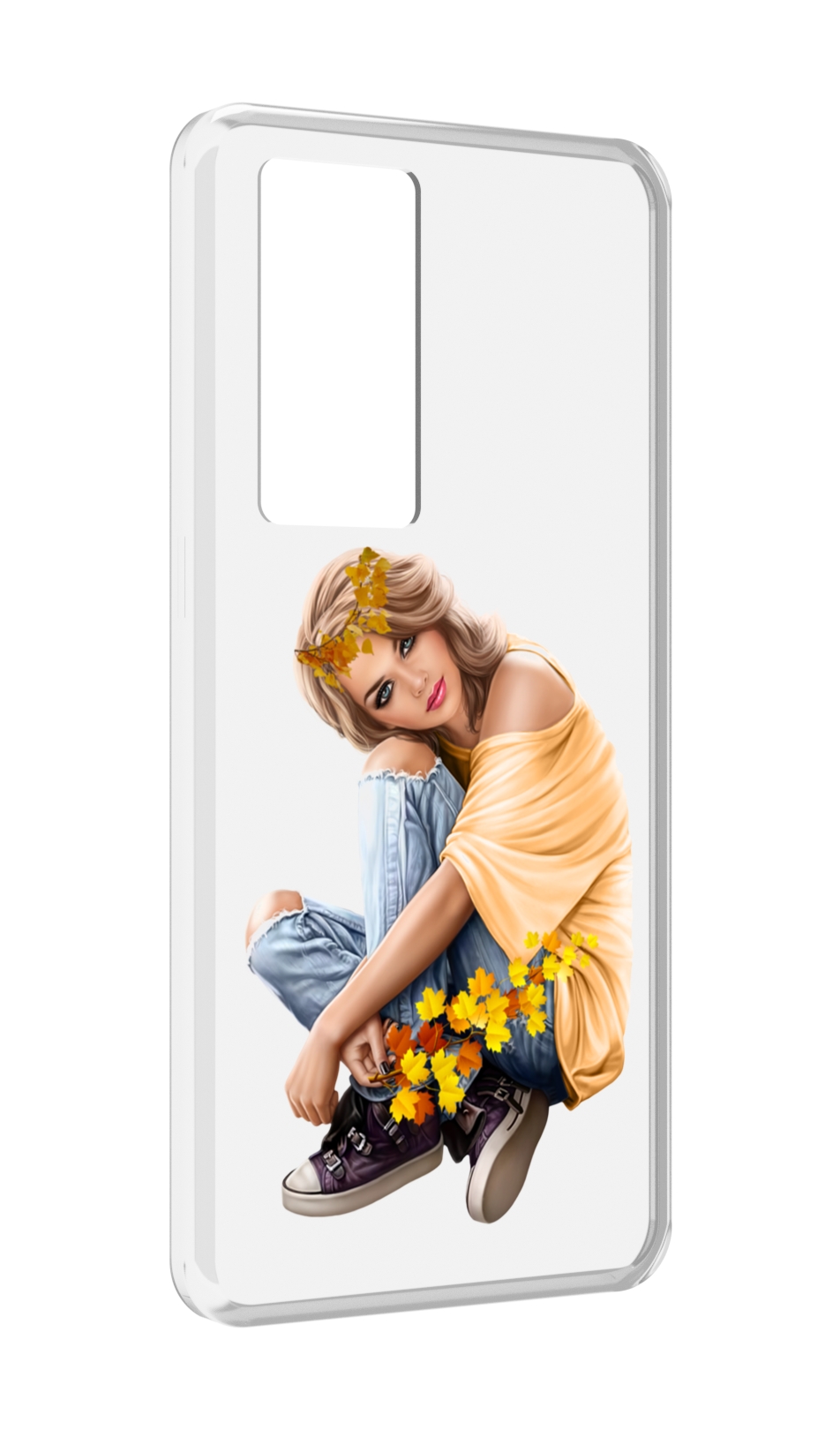 

Чехол MyPads девушка-в-цветочками женский для Realme GT Master Explorer Edition, Прозрачный, Tocco