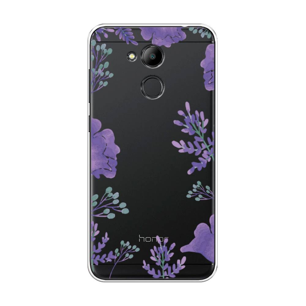 

Чехол Awog на Honor 6C Pro "Сиреневая цветочная рамка", Прозрачный;фиолетовый, 63850-8