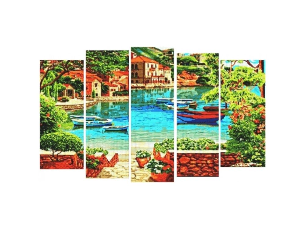 

Схема для вышивки бисером «Сказочный вид»