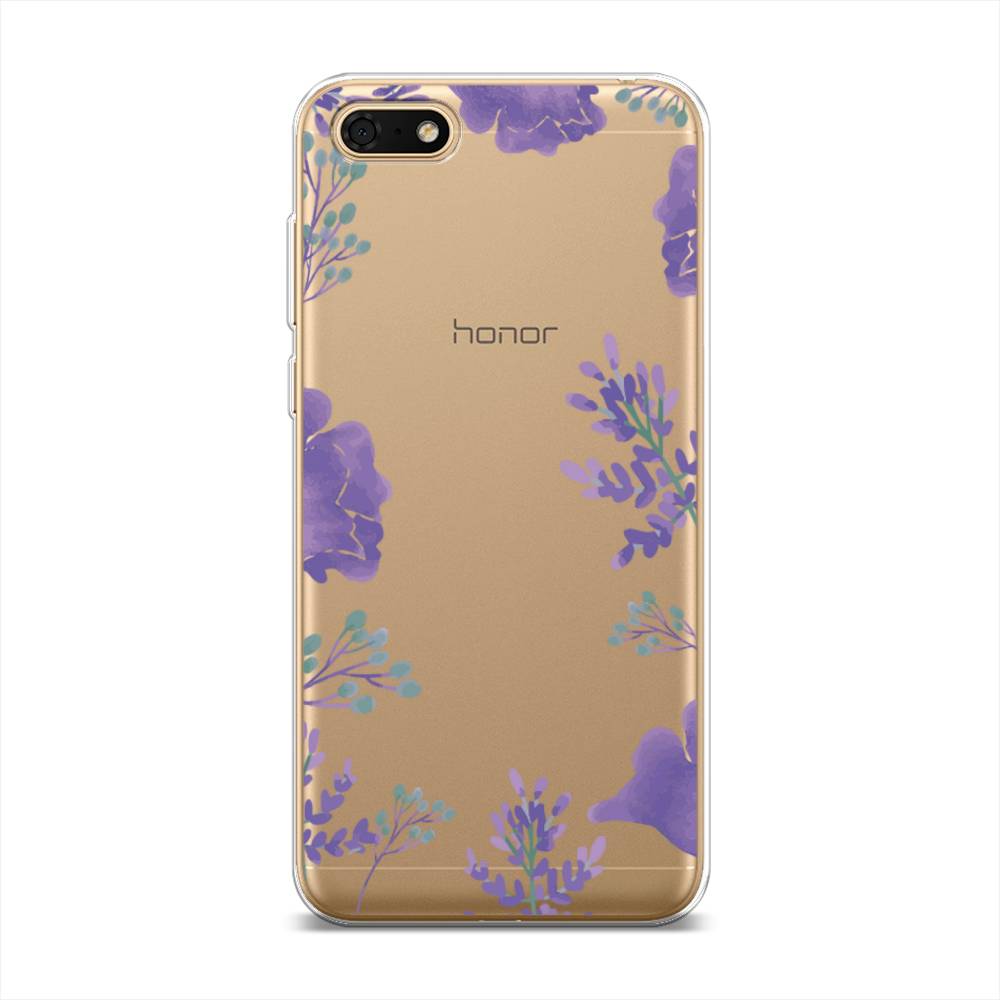 

Чехол Awog на Honor 7A Prime "Сиреневая цветочная рамка", Прозрачный;фиолетовый, 6105850-8