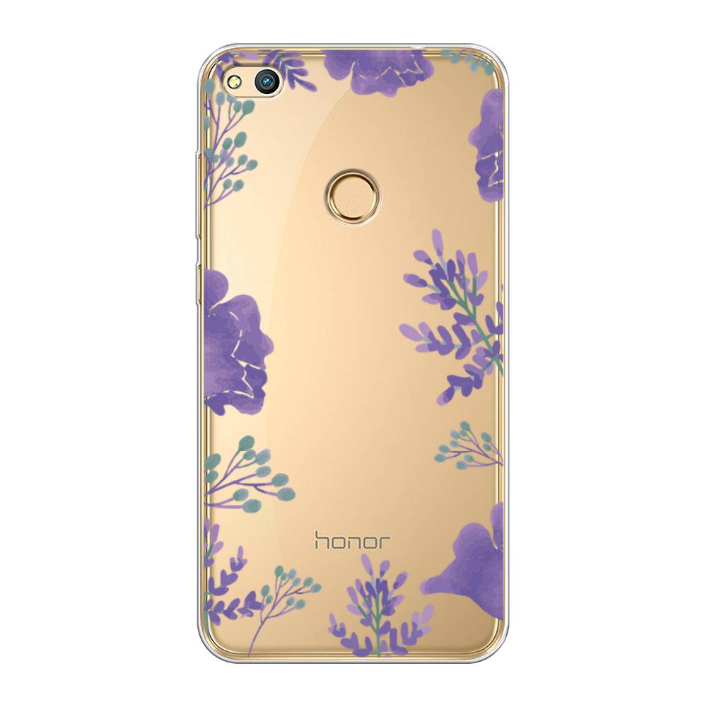 

Чехол Awog на Honor 8 Lite "Сиреневая цветочная рамка", Прозрачный;фиолетовый, 63950-8