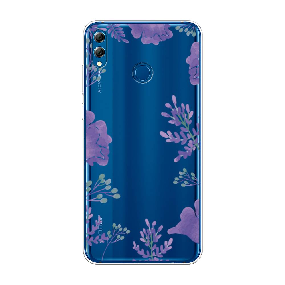

Чехол Awog на Honor 8X Max "Сиреневая цветочная рамка", Прозрачный;фиолетовый, 66550-8