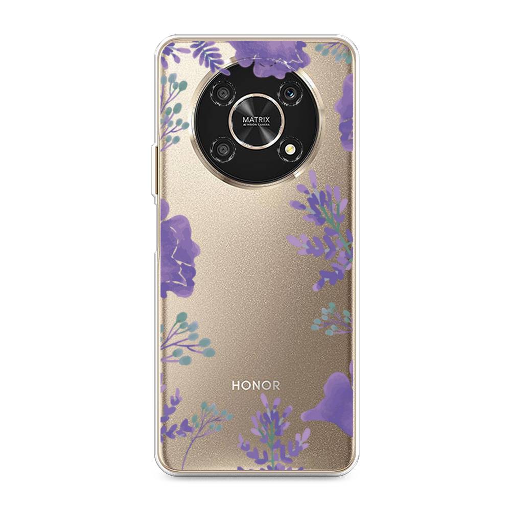 

Чехол Awog "Сиреневая цветочная рамка" для Honor x30