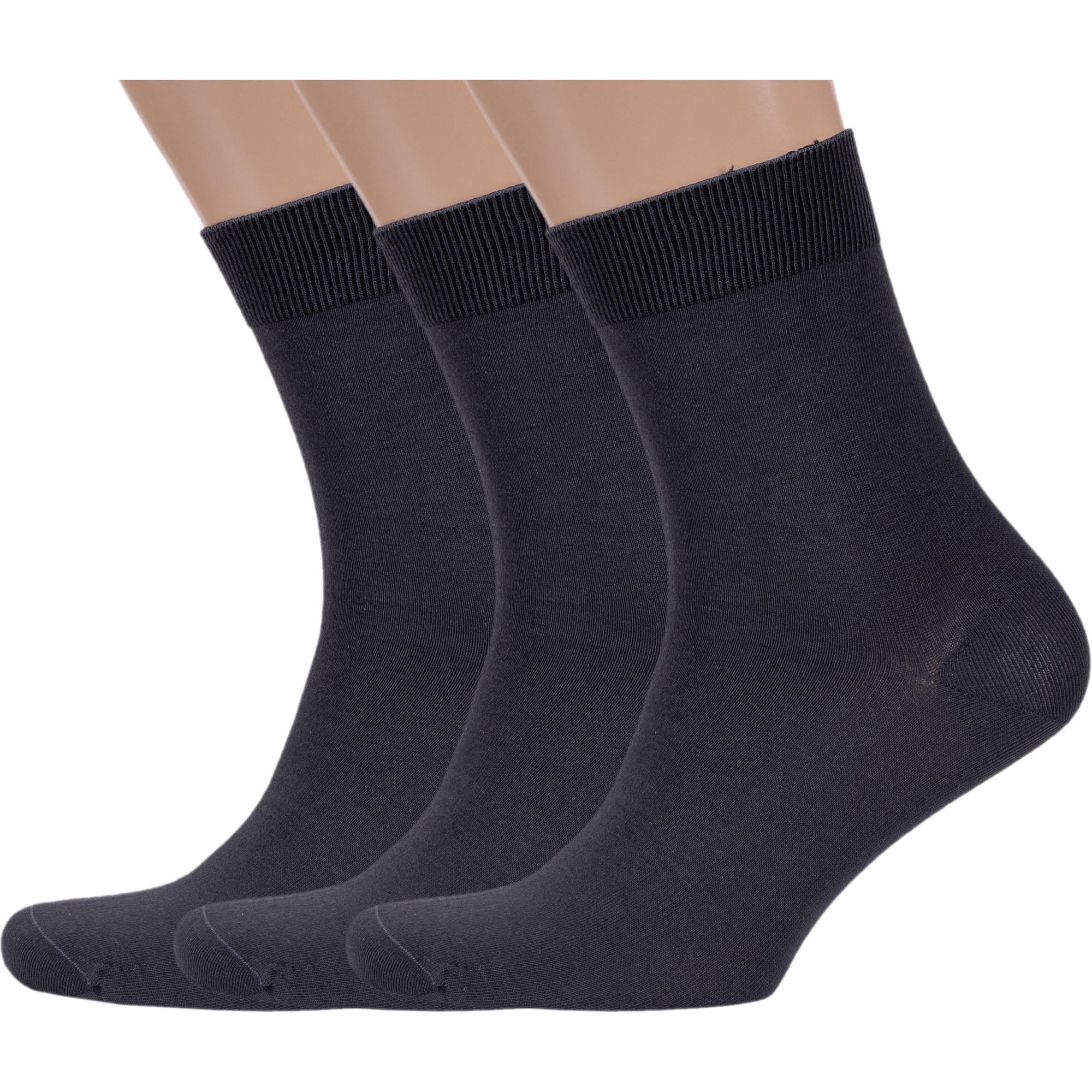 

Комплект носков мужских Rusocks 3-М-1134 серых 27, 3 пары, Серый, 3-М-1134