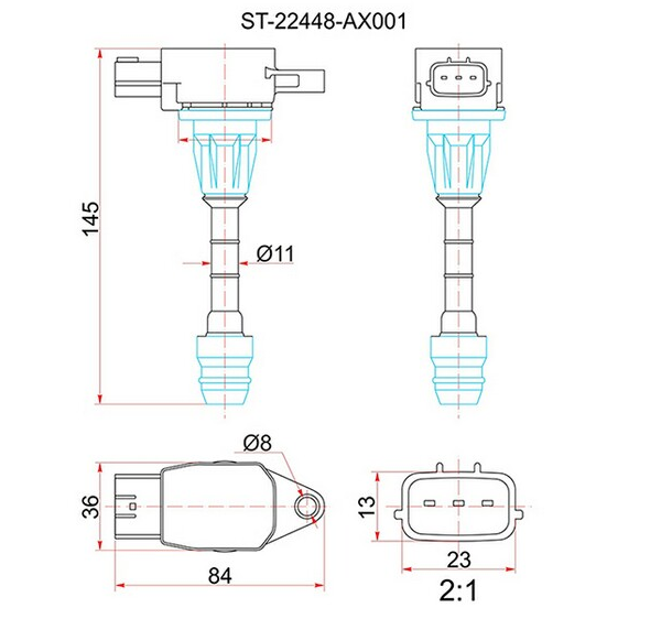 

CADIC Катушка зажигания CADIC kd7606