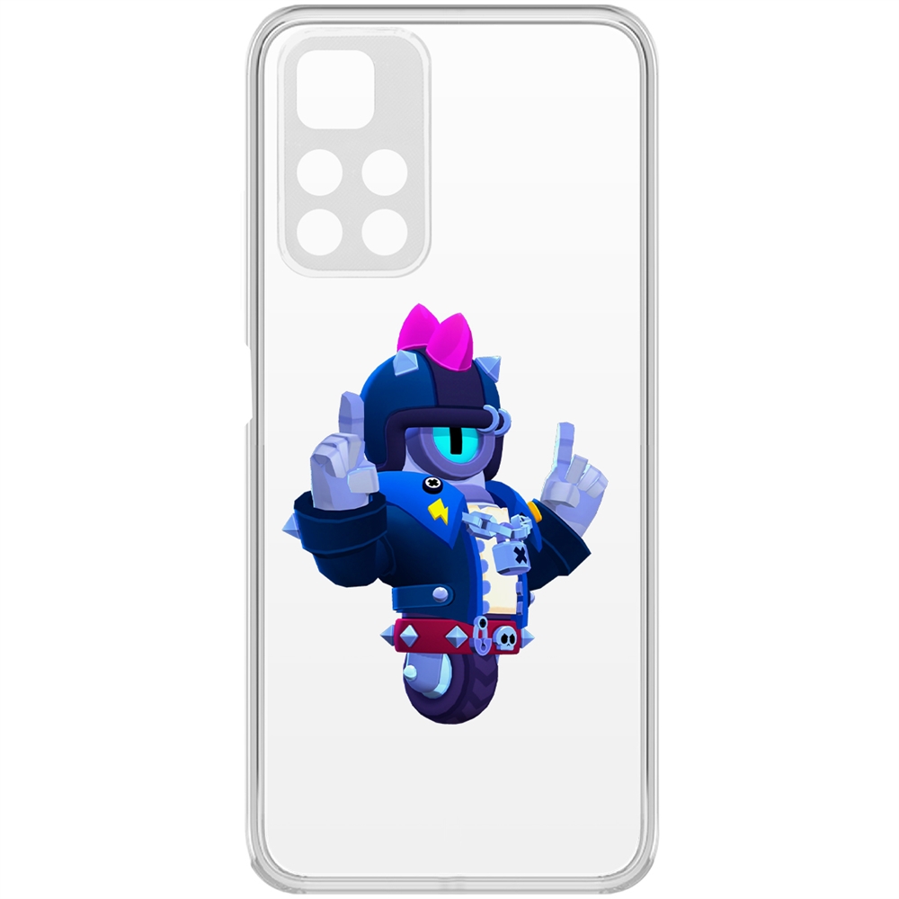 

Чехол-накладка Brawl Stars-Дикий Сту для Xiaomi Redmi Note 11 Pro+ 5G, Прозрачный