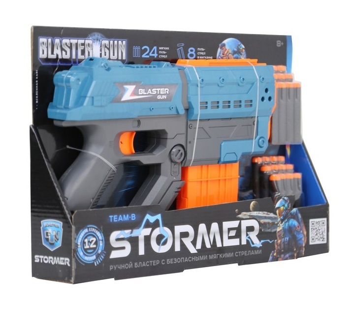 Бластер BLASTER GUN Stormer со стрелами B1580654 BLASTER GUN