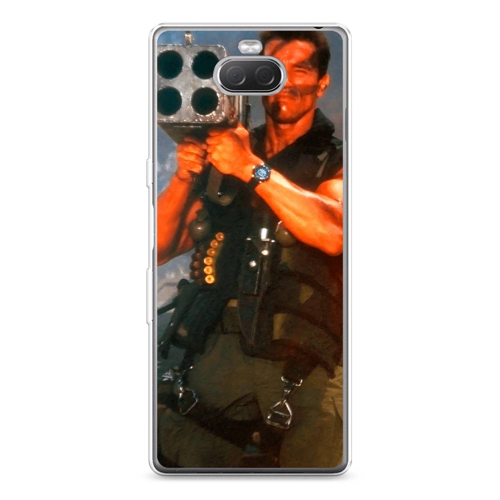 

Чехол на Lenovo K13 Note/Motorola Moto G10/G20/G30 "Сакура возле озера", Голубой;коричневый, 54150-6