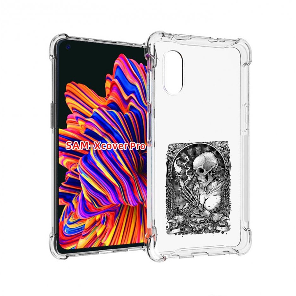 

Чехол MyPads девушка скелет для Samsung Galaxy Xcover Pro 1, Прозрачный, Tocco