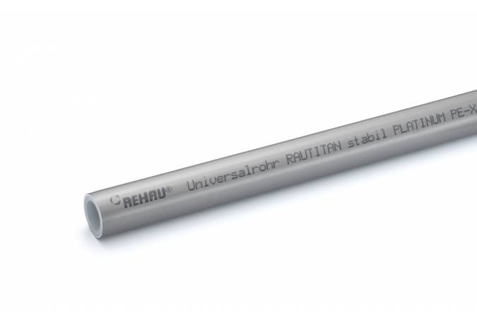 фото Труба rehau rautitan stabil platinum 25х3,7 отрезок \ 001м \