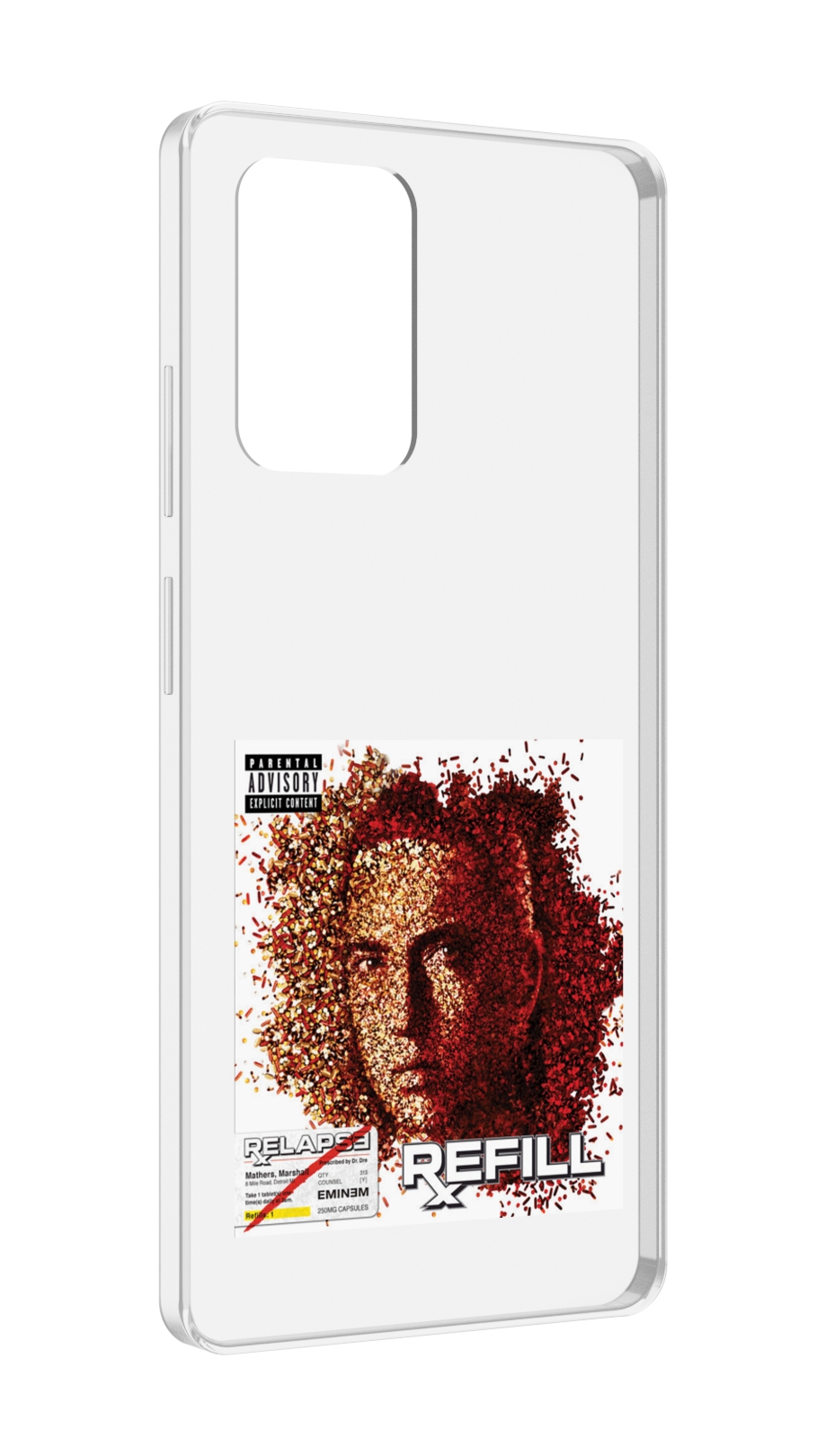 

Чехол MyPads Eminem RELAPSE, REFILL для ZTE Blade V40 Pro, Tocco