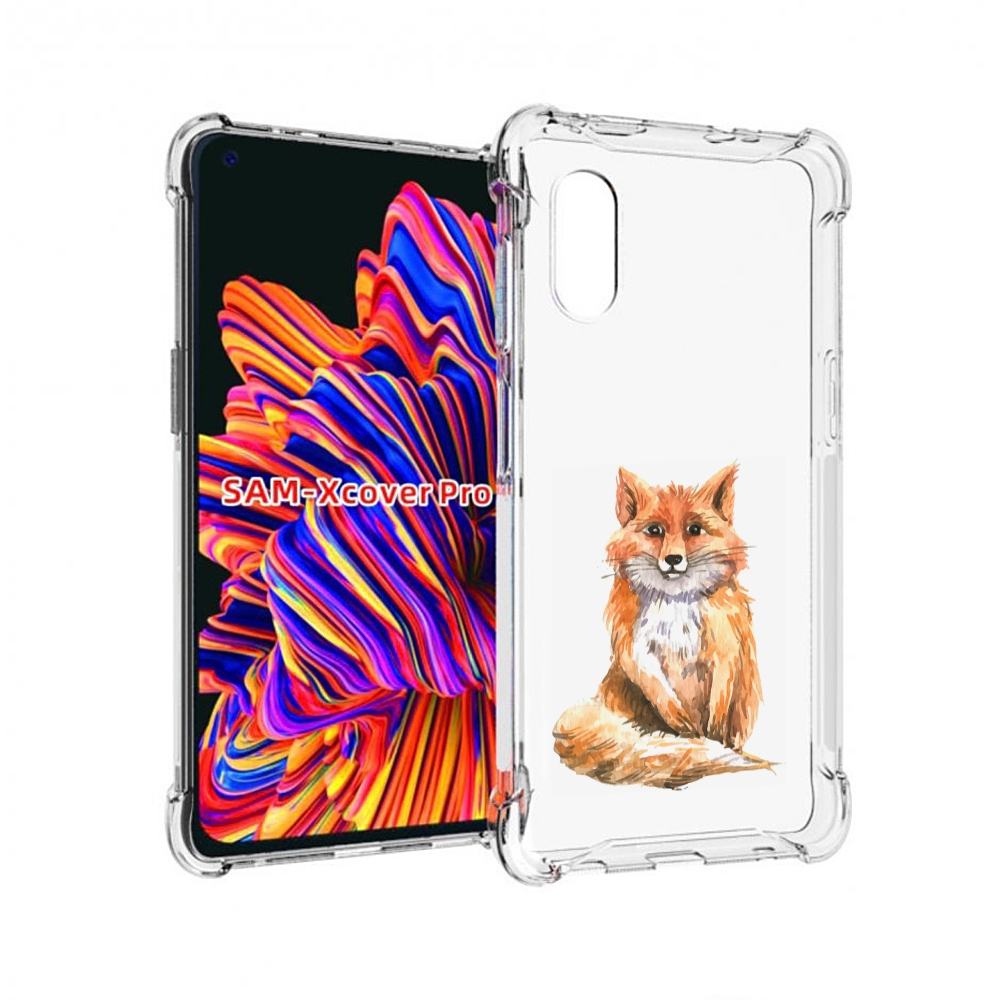 

Чехол MyPads детская лиса для Samsung Galaxy Xcover Pro 1, Прозрачный, Tocco