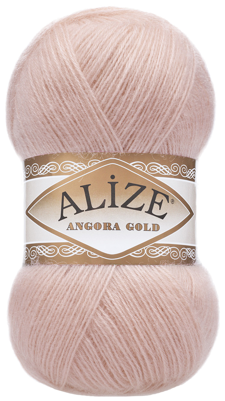 

Пряжа ALIZE Angora Gold (161), светлый клевер, 5 шт. по 100 г, Розовый