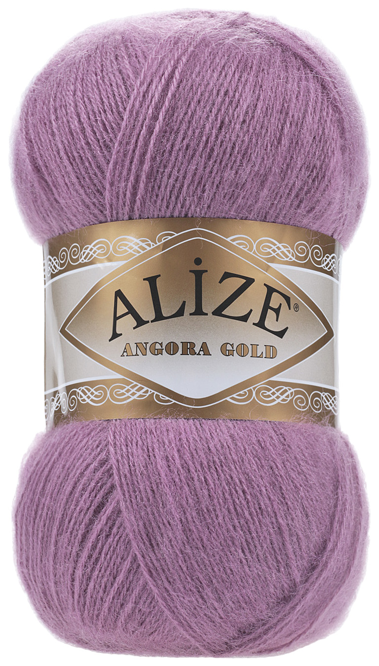 

Пряжа ALIZE Angora Gold (28), орхидея, 5 шт. по 100 г, Фиолетовый