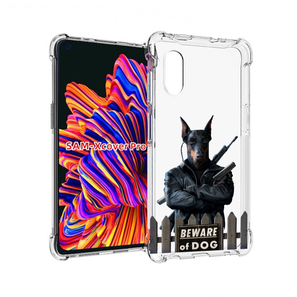 

Чехол MyPads доберман для Samsung Galaxy Xcover Pro 1, Прозрачный, Tocco
