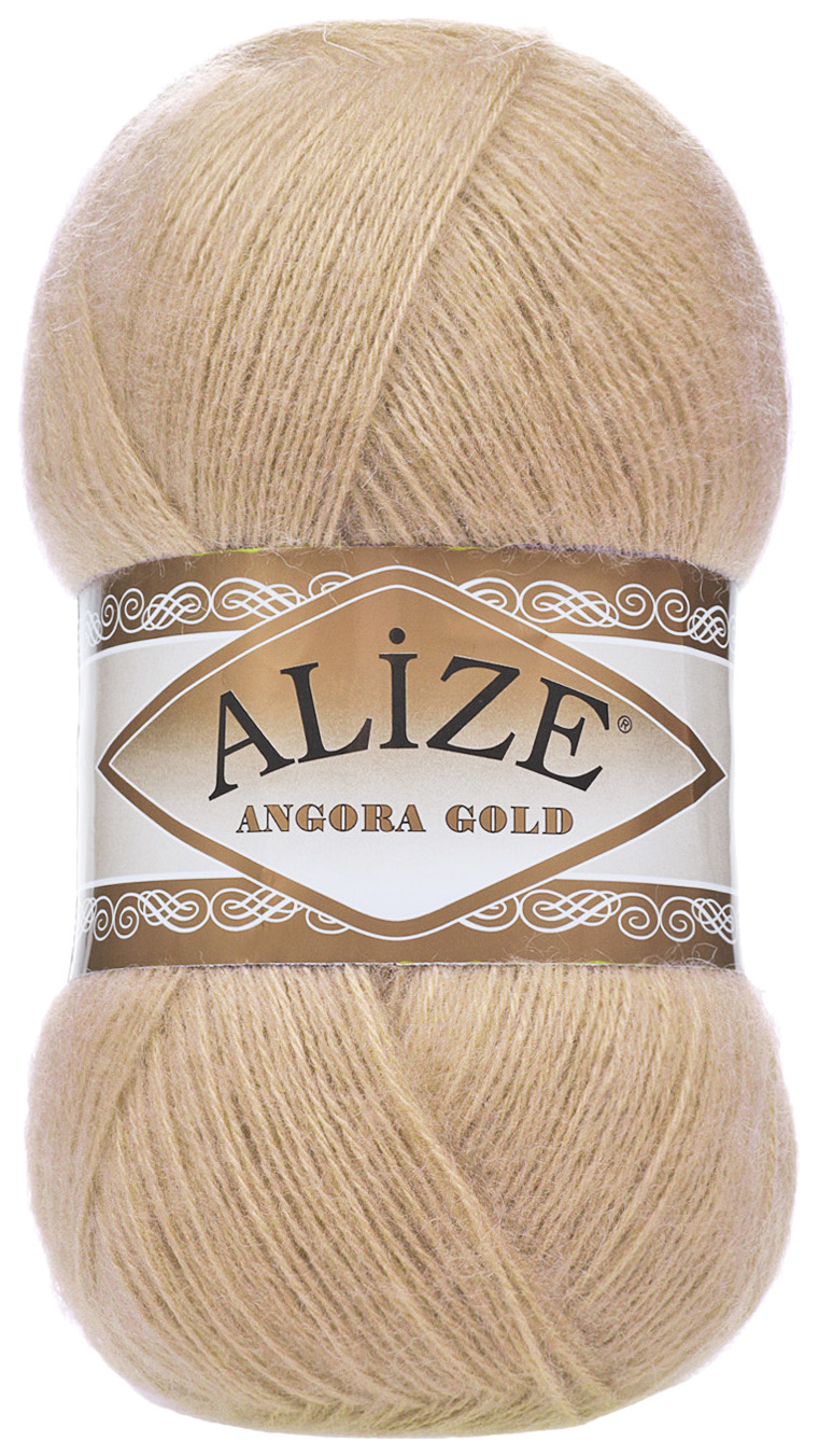 

Пряжа ALIZE Angora Gold (95), лама, 5 шт. по 100 г, Бежевый