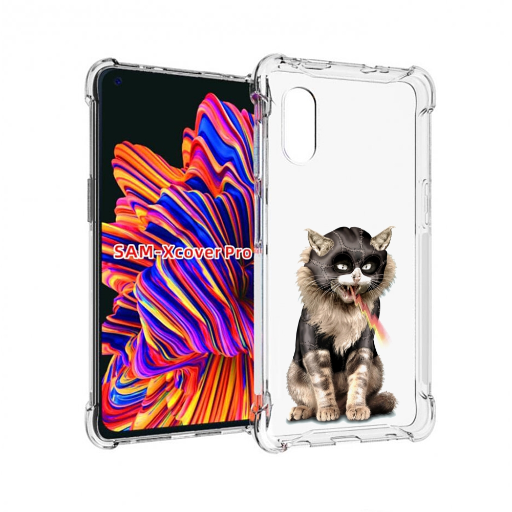 

Чехол MyPads дьяволский кот для Samsung Galaxy Xcover Pro 1, Прозрачный, Tocco