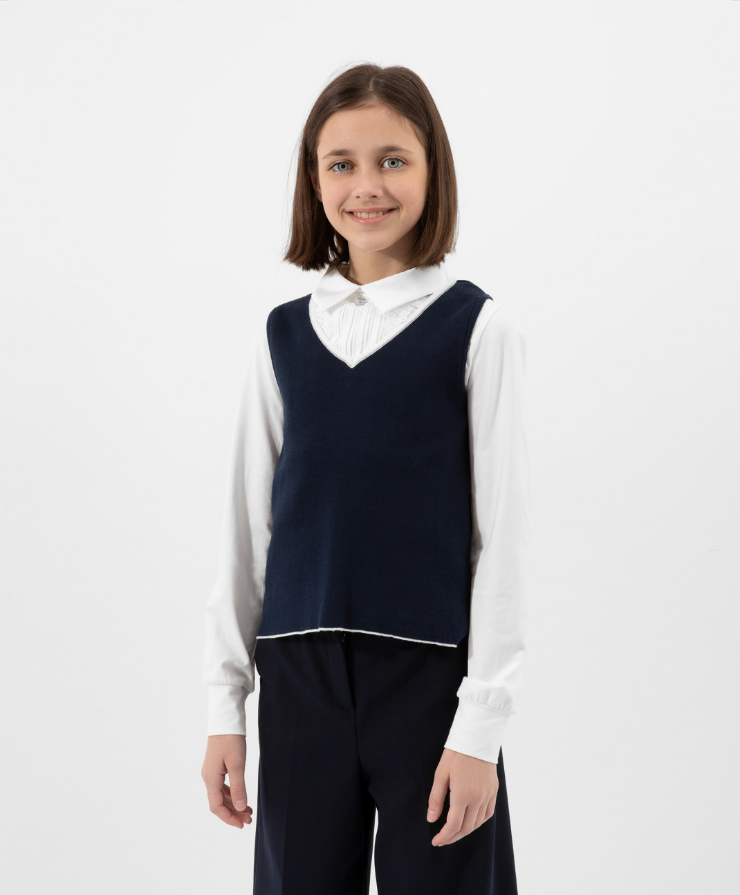 

Жилет детский Gulliver 200GSGC3003, синий, 158, 200GSGC3003