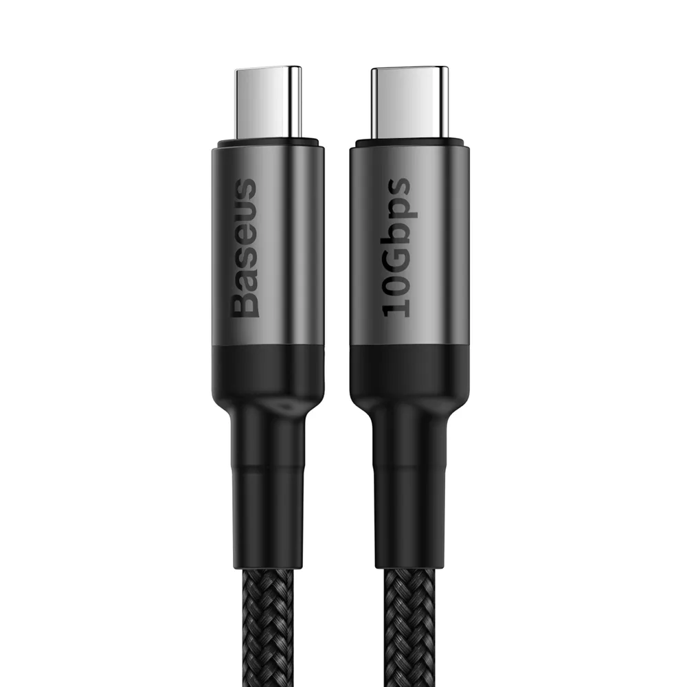 

Кабель Baseus Cafule Series Type-C - Type-C PD 3.1 100W, 1м black/gray