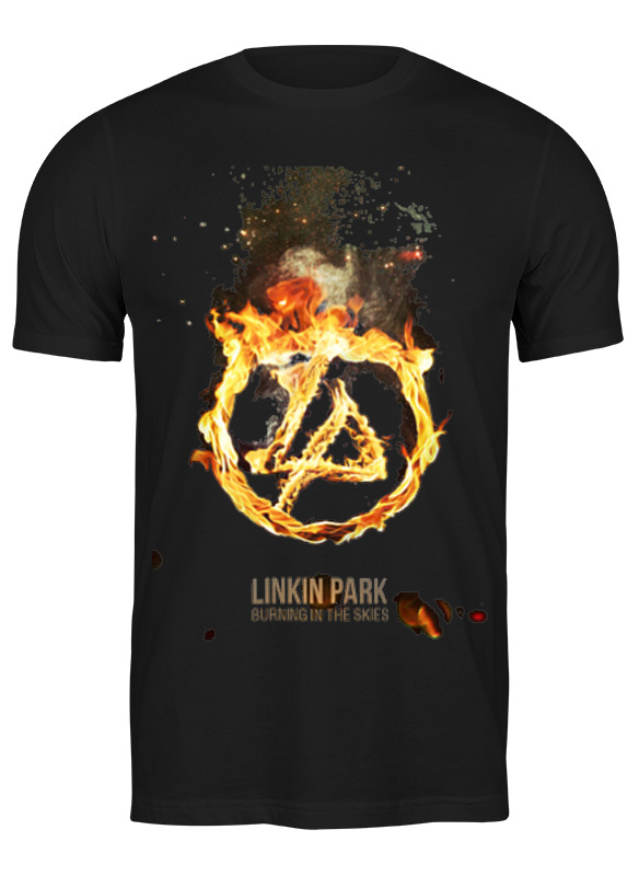 

Футболка мужская Printio Linkin park - burning in the skies черная XL, Черный, Linkin park - burning in the skies