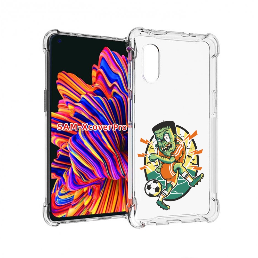 Чехол MyPads зомби футболист для Samsung Galaxy Xcover Pro 1
