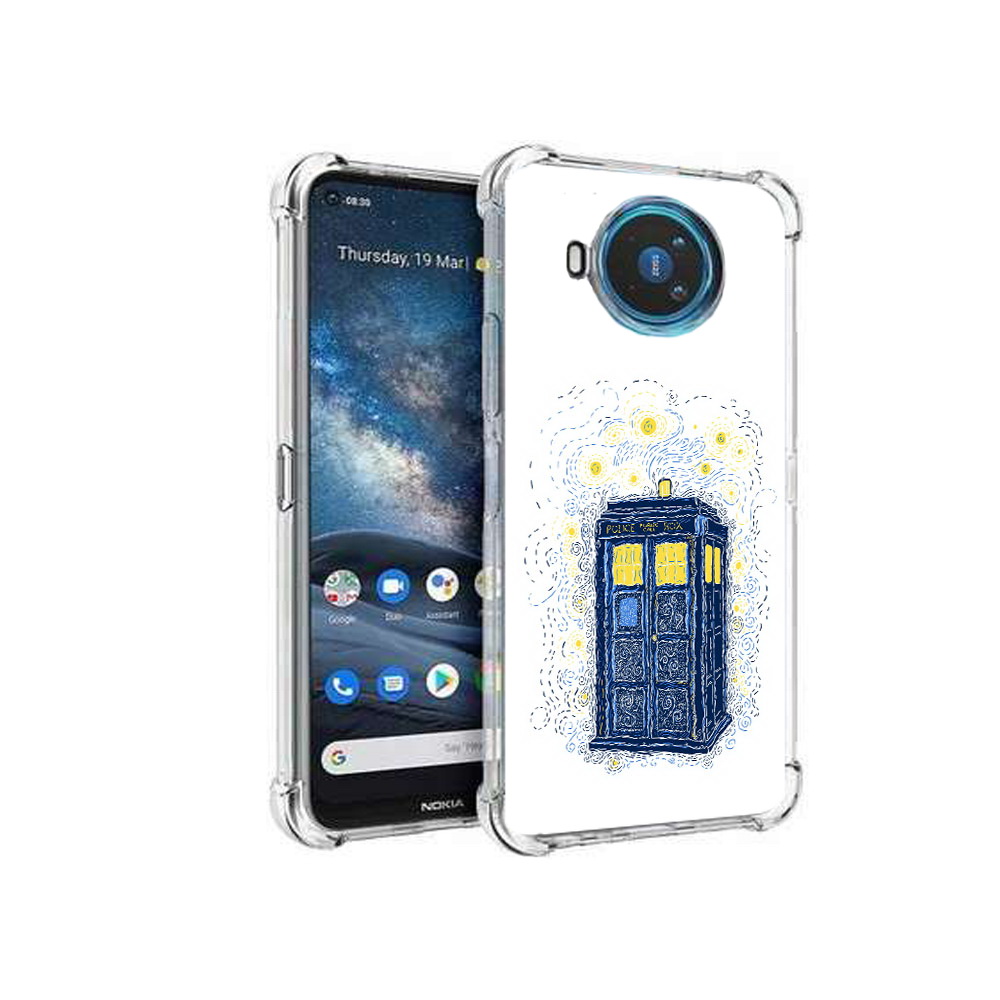 

Чехол MyPads Tocco для Nokia X100 будка рисунок (PT227057.109.249), Прозрачный, Tocco
