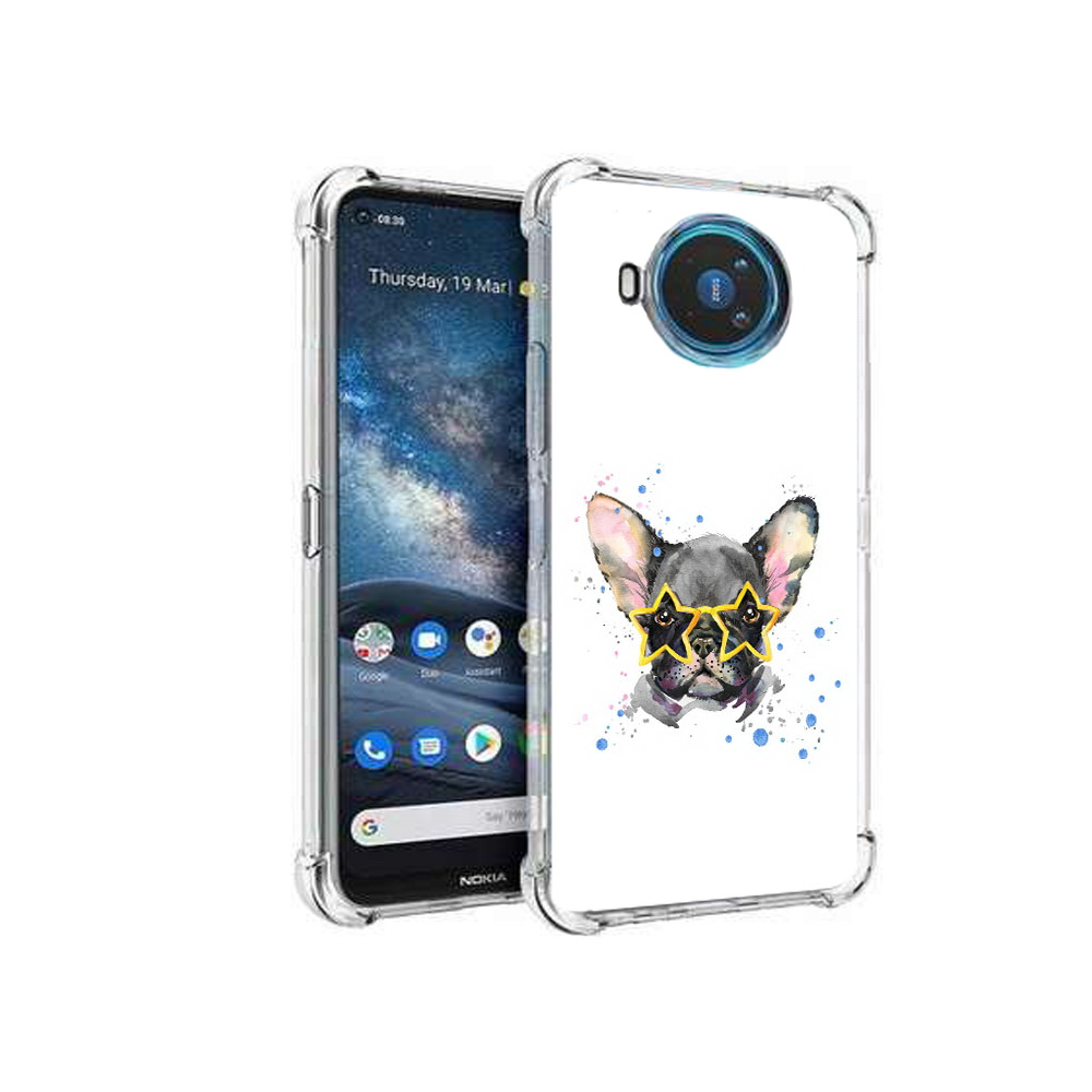 

Чехол MyPads Tocco для Nokia X100 буля в очках (PT227057.109.252), Прозрачный, Tocco