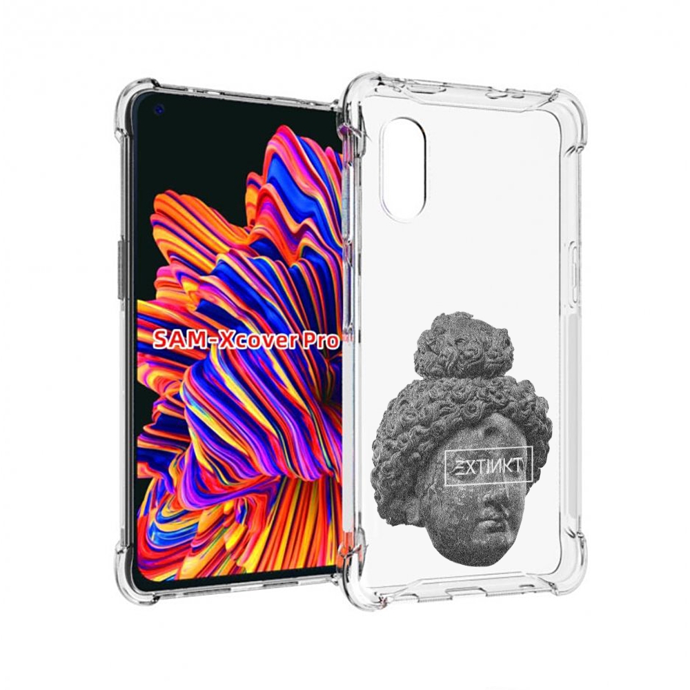 

Чехол MyPads каменное лицо девушки для Samsung Galaxy Xcover Pro 1, Прозрачный, Tocco