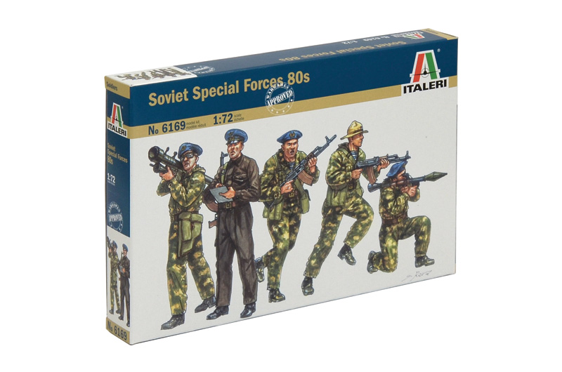 фото Сборная модель italeri 1/72 soviet special forces 80s 6169